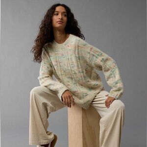 NWT‎ AE Whoa So Soft Cable Knit Sweater M